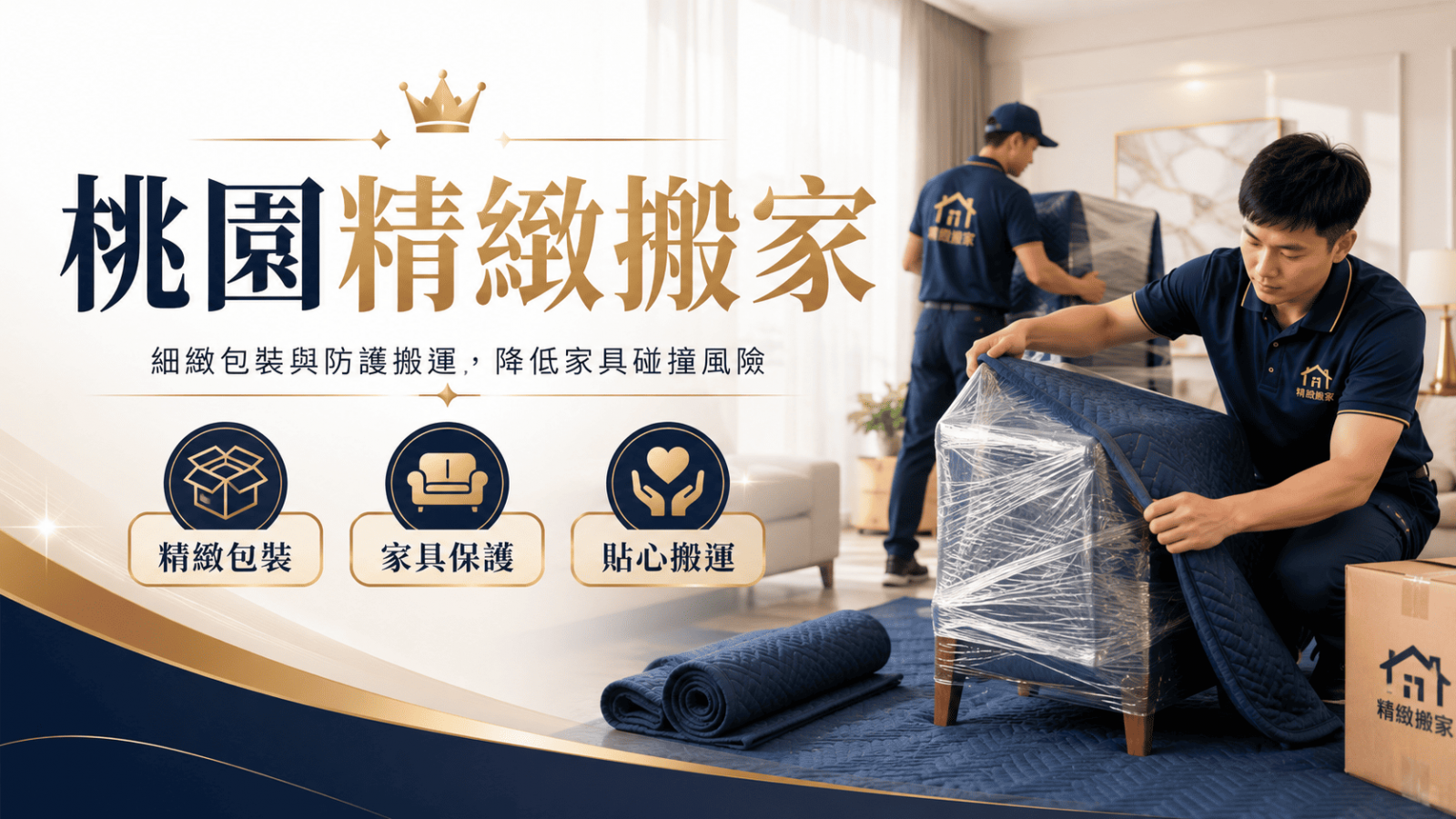 桃園精緻搬家適合重視包裝保護、搬運品質、家具防護與新家定位服務的家庭。